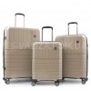 Набор чемоданов Франция (L M S-3шт) полипропилен беж./Snowball 39403, фото 11
