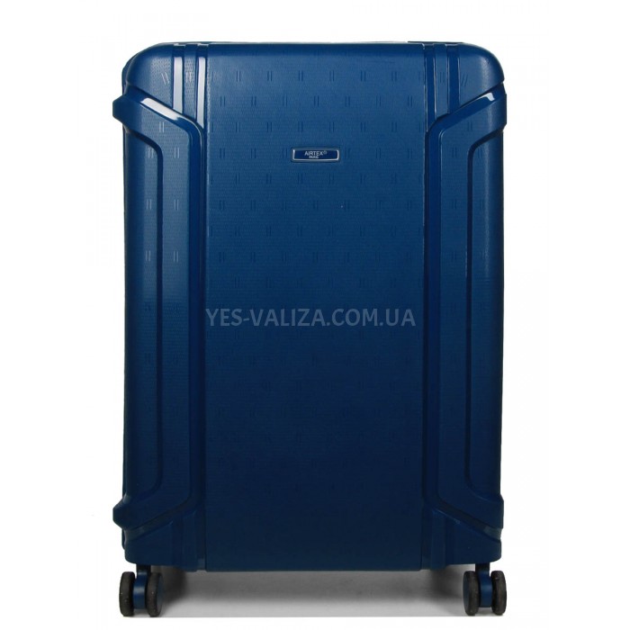 Валіза середня M поліпропілен синій 68х47х27см/76л/4.6кг/Airtex 645, фото 4