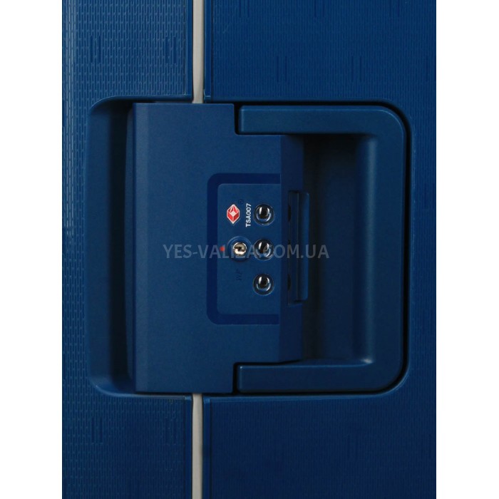 Валіза середня M поліпропілен синій 68х47х27см/76л/4.6кг/Airtex 645, фото 12