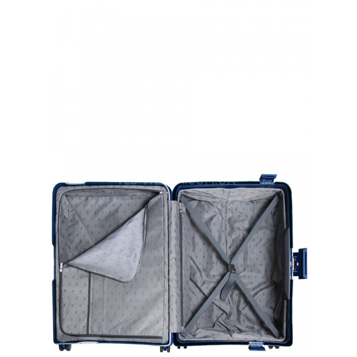 Чемодан большой L полипропилен синий 78х53х31см/101л/5.9кг/Airtex 645, фото 12