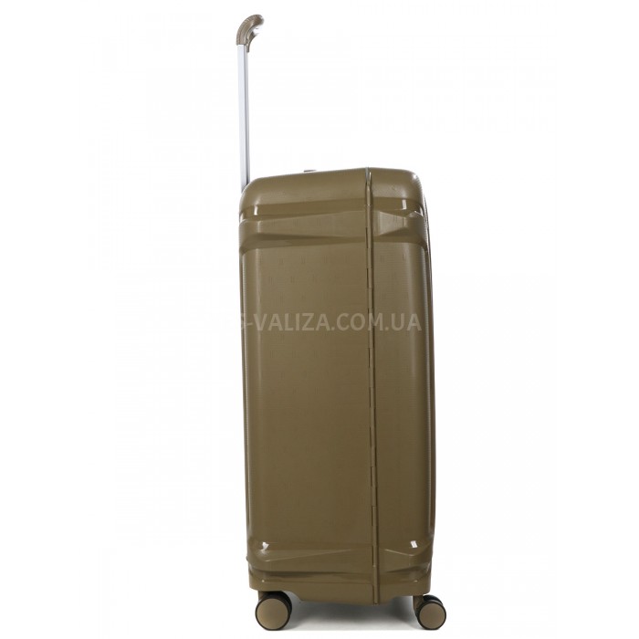 Чемодан большой L полипропилен хаки 78х53х31см/101л/5.9кг/Airtex 645, фото 5