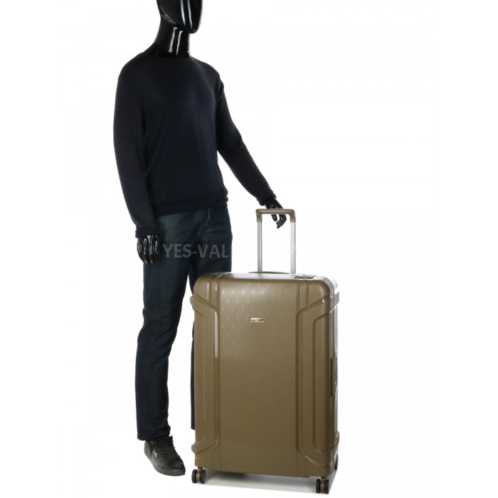 Валіза велика L поліпропілен хакі 78х53х31см/101л/5.9кг/Airtex 645, фото 10
