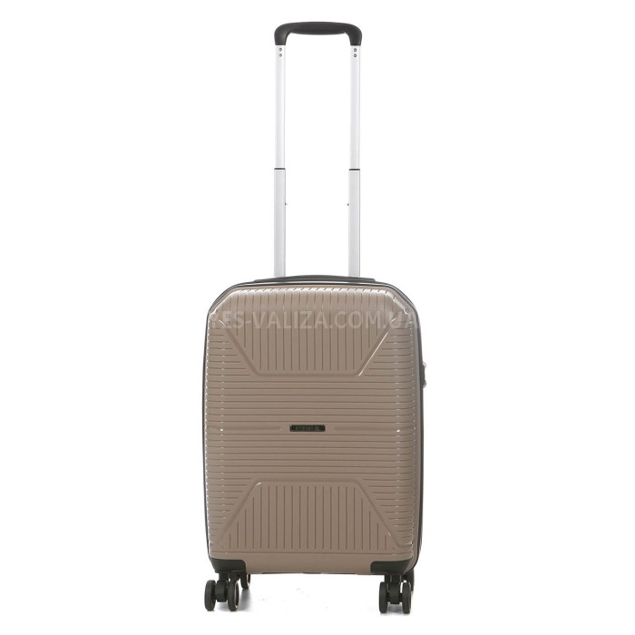 Валіза мала S поліпропілен шампань 55х37х22см/38л/2.7кг/Worldline 291, фото 2