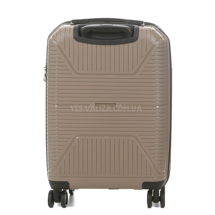 Валіза мала S поліпропілен шампань 55х37х22см/38л/2.7кг/Worldline 291, фото 5
