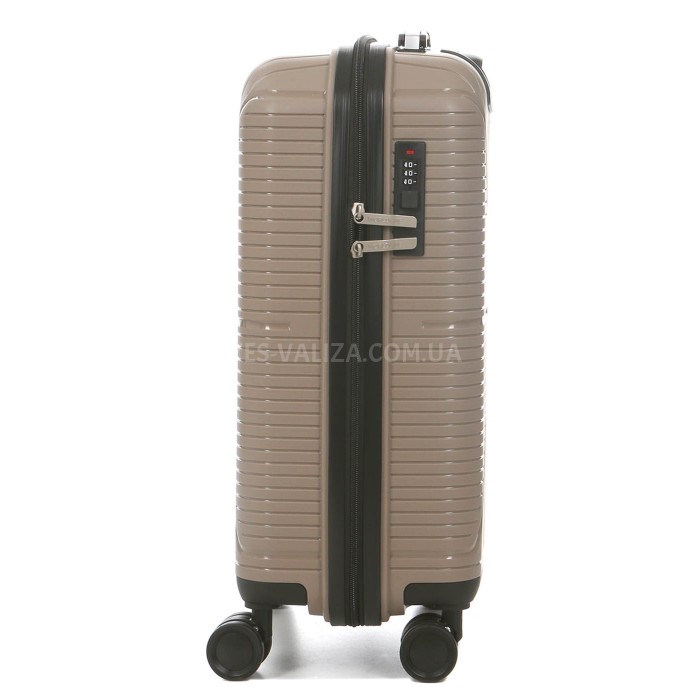 Валіза мала S поліпропілен шампань 55х37х22см/38л/2.7кг/Worldline 291, фото 4