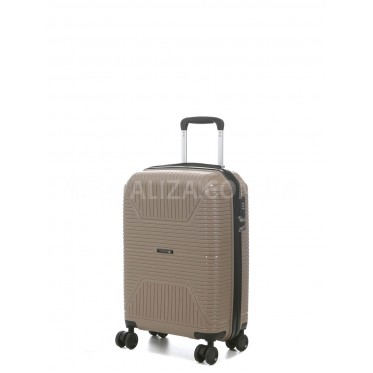 Чемодан малый S полипропилен шампань 55х37х22см/38л/2.7кг/Worldline 291