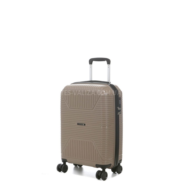 Чемодан малый S полипропилен шампань 55х37х22см/38л/2.7кг/Worldline 291, фото 1