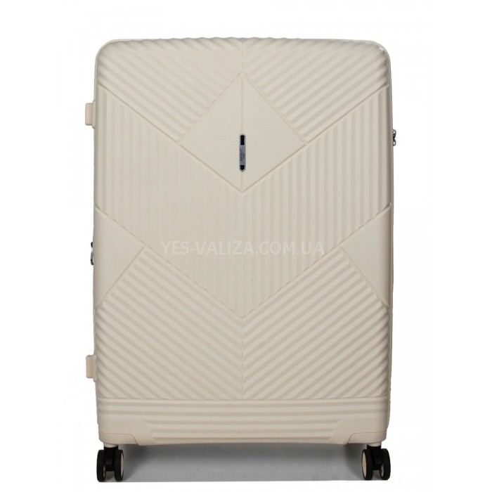 Валіза велика L поліпропілен молоко 77х53х30(+5)см/114л/5кг/Airtex 639, фото 2
