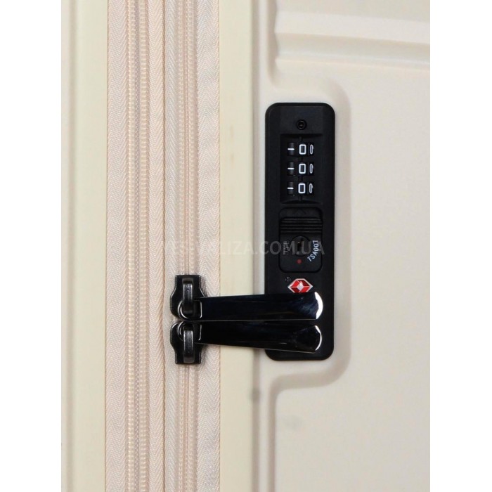 Валіза велика L поліпропілен молоко 77х53х30(+5)см/114л/5кг/Airtex 639, фото 7