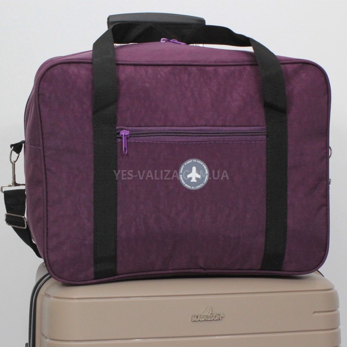 Сумка(ручна поклажа) Польща фіолет 40х30х20см/24л/0.5кг/Fly 0234, фото 4