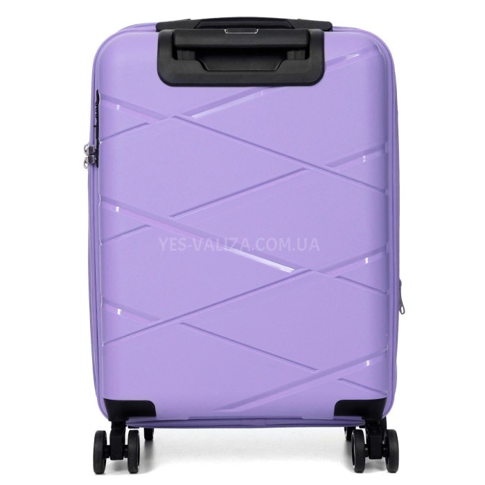 Чемодан малый S полипропилен фиолет 55х38х24+5см/49л/3кг/Worldline 289, фото 3