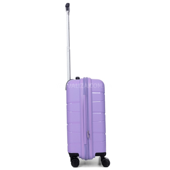 Чемодан малый S полипропилен фиолет 55х38х24+5см/49л/3кг/Worldline 289, фото 4