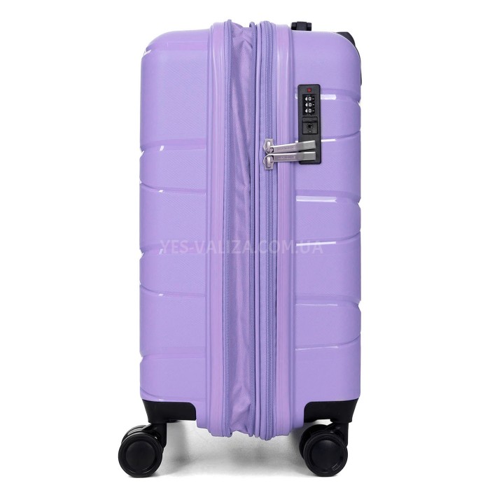 Чемодан малый S полипропилен фиолет 55х38х24+5см/49л/3кг/Worldline 289, фото 7