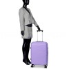 Чемодан малый S полипропилен фиолет 55х38х24+5см/49л/3кг/Worldline 289, фото 24