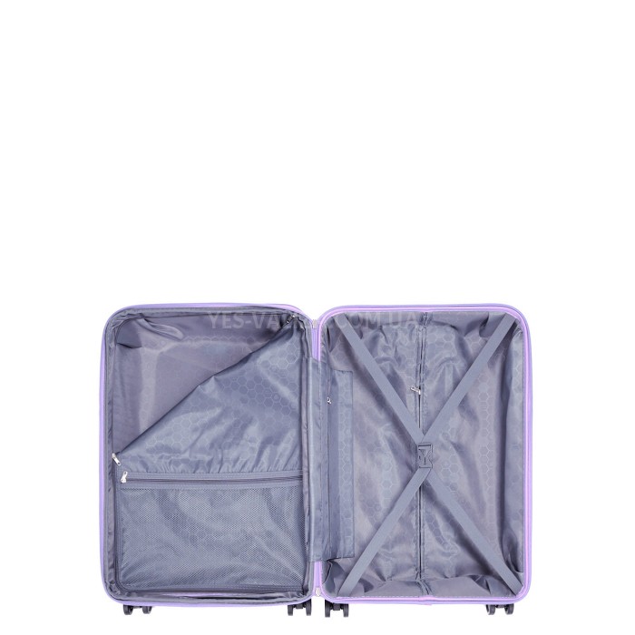 Чемодан малый S полипропилен фиолет 55х38х24+5см/49л/3кг/Worldline 289, фото 11