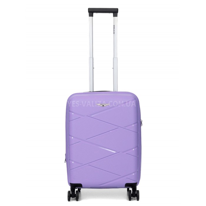 Чемодан малый S полипропилен фиолет 55х38х24+5см/49л/3кг/Worldline 289, фото 1