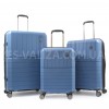 Набір валіз Франція (L M S-3шт) поліпропілен синій/Snowball 39403, фото 11