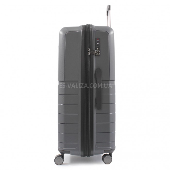 Набір валіз Франція (L M S-3шт) поліпропілен сірий/Snowball 39403, фото 6