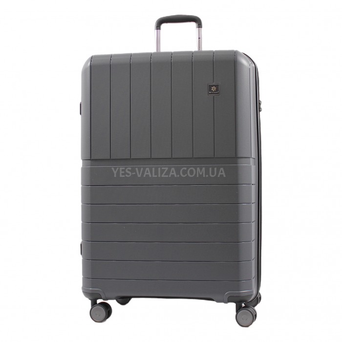 Набор чемоданов Франция (L M S-3шт) полипропилен серый/Snowball 39403, фото 3