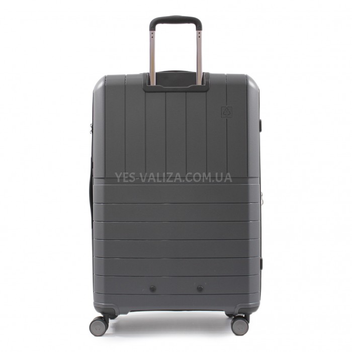 Набор чемоданов Франция (L M S-3шт) полипропилен серый/Snowball 39403, фото 2