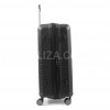 Чемодан средний M полипропилен чёрный67х45х26+5/82л/3.8кг/Snowbal39403, фото 9