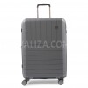Чемодан средний M полипропилен серый 67х45х26+5/82л/3.8кг/Snowbal39403, фото 12
