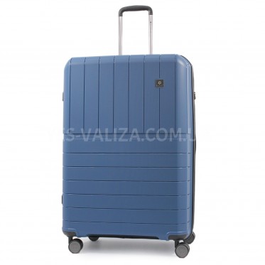 Чемодан средний M полипропилен синий 67х45х26+5/82л/3.8кг/Snowbal39403