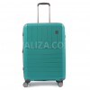 Чемодан средний M полипропилен бирюза 67х45х26+5/82л/3.8кг/Snowball 39403, фото 12