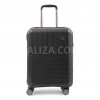 Чемодан малый S полипропилен чёрный 55х38х22/40л/2.6кг/Snowball 39403, фото 8