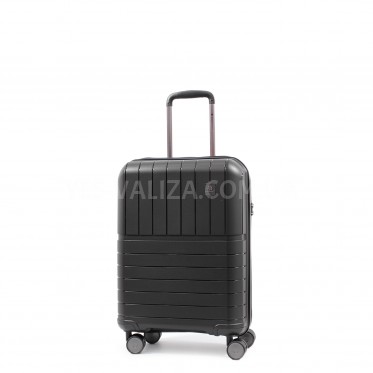 Чемодан малый S полипропилен чёрный 55х38х22/40л/2.6кг/Snowball 39403