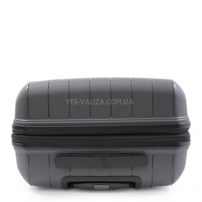 Чемодан малый S полипропилен серый 55х38х22см/40л/2.6кг/Snowball 39403, фото 4