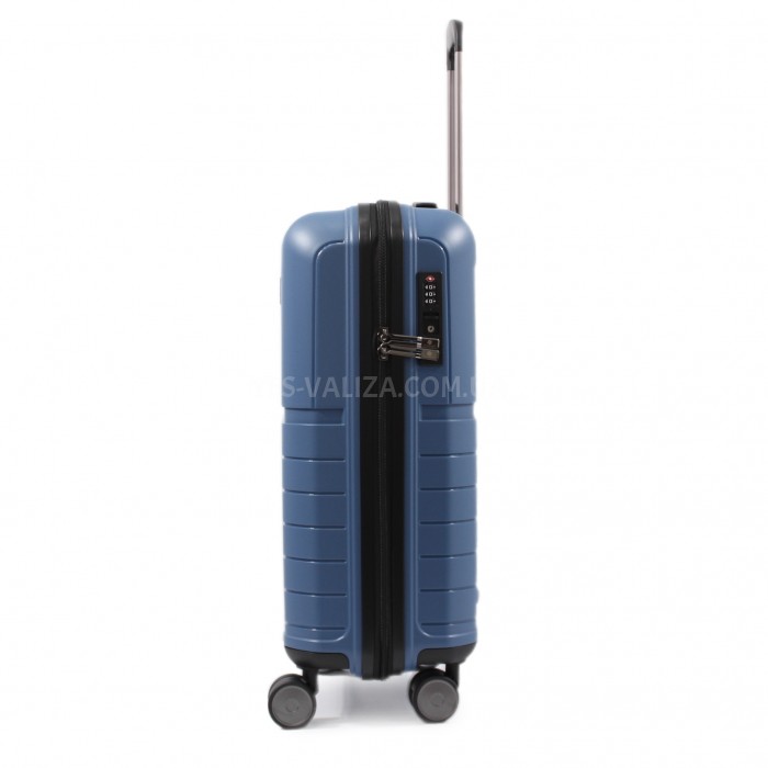 Чемодан малый S полипропилен синий 55х38х22см/40л/2.6кг/Snowball 39403, фото 4