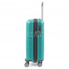 Чемодан малый S полипропилен бирюза 55х38х22/40л/2.6кг/Snowball 39403, фото 14