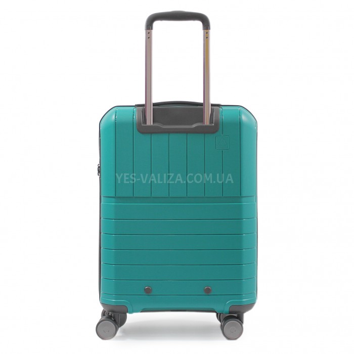 Чемодан малый S полипропилен бирюза 55х38х22/40л/2.6кг/Snowball 39403, фото 3