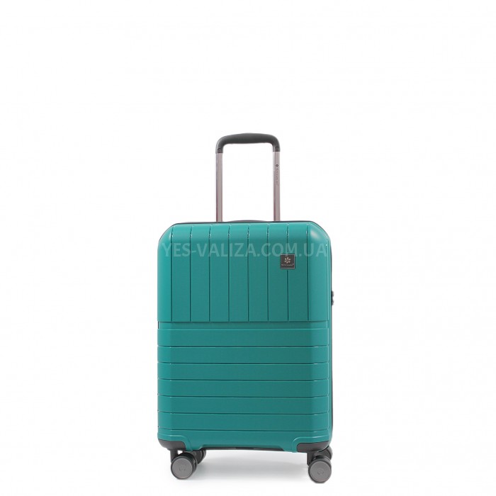 Чемодан малый S полипропилен бирюза 55х38х22/40л/2.6кг/Snowball 39403, фото 1