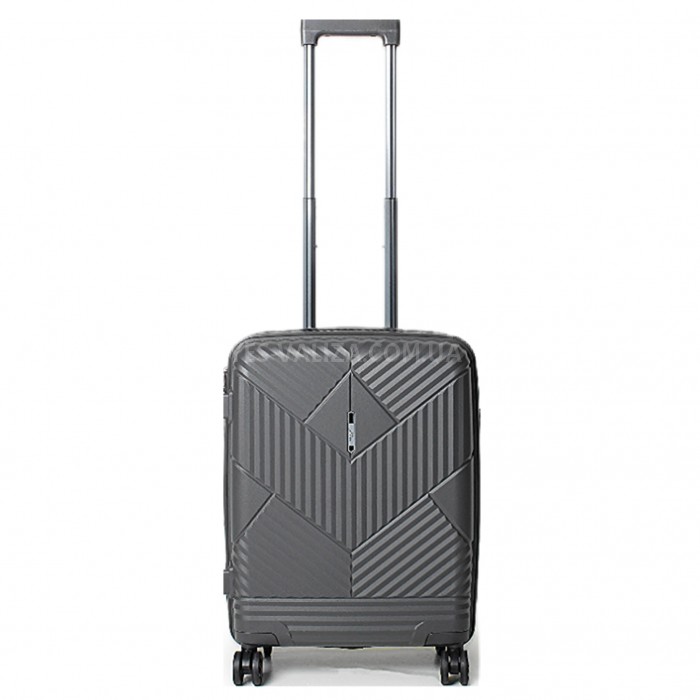 Набор чемоданов Франция (L M S-3шт) полипропилен серый/Airtex 639, фото 2