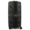 Набір валіз Франція (L M S-3шт) поліпропілен чорна/Airtex 639, фото 22