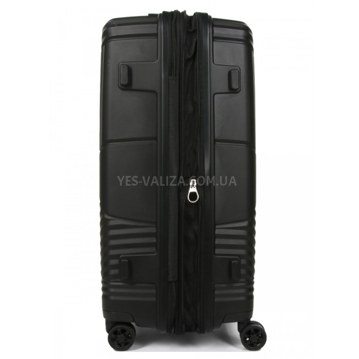 Набір валіз Франція (L M S-3шт) поліпропілен чорна/Airtex 639, фото 8