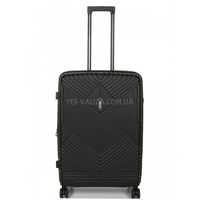 Набор чемоданов Франция (L M S-3шт) полипропилен чёрный/Airtex 639, фото 5