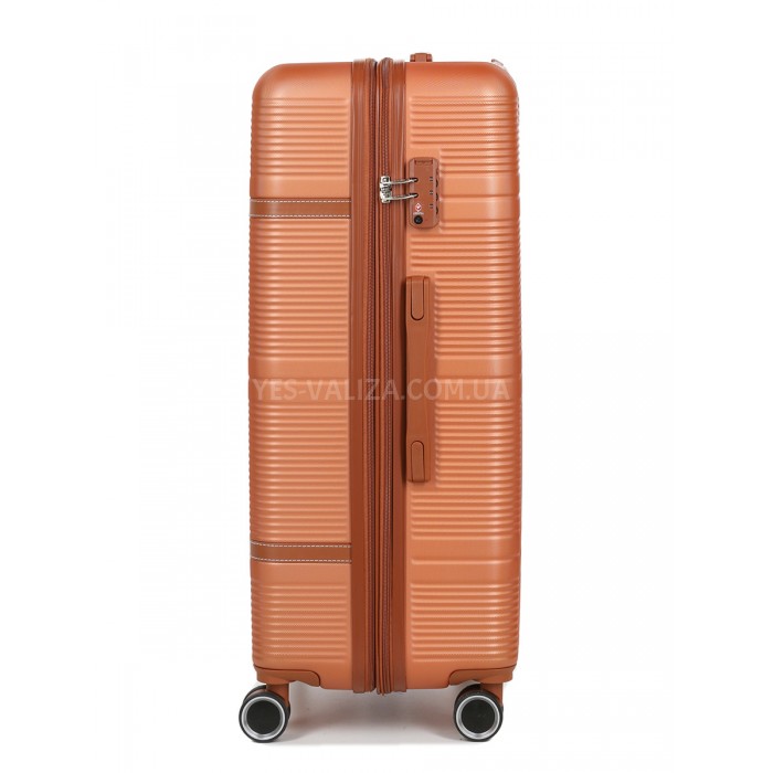 Валіза велика L помаранч 76х49х28(+5)см/110л/4.3кг/Worldline 629, фото 7