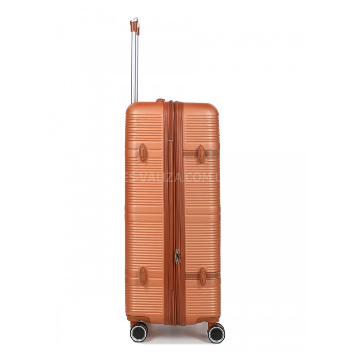 Чемодан большой L оранж 76х49х28(+5)см/110л/4.3кг/Worldline 629, фото 3