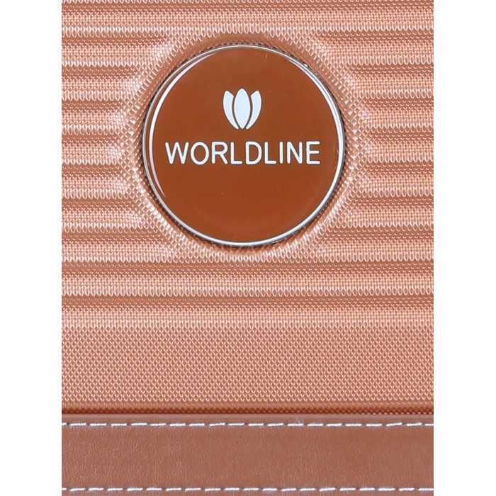 Валіза велика L помаранч 76х49х28(+5)см/110л/4.3кг/Worldline 629, фото 11