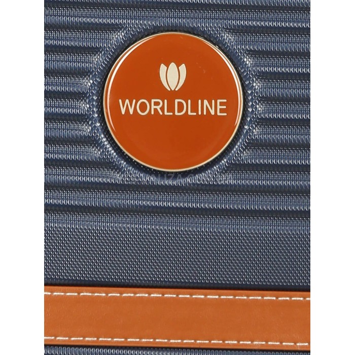 Валіза велика L синя 76х49х28(+5)см/110л/4.3кг/Worldline 629, фото 12