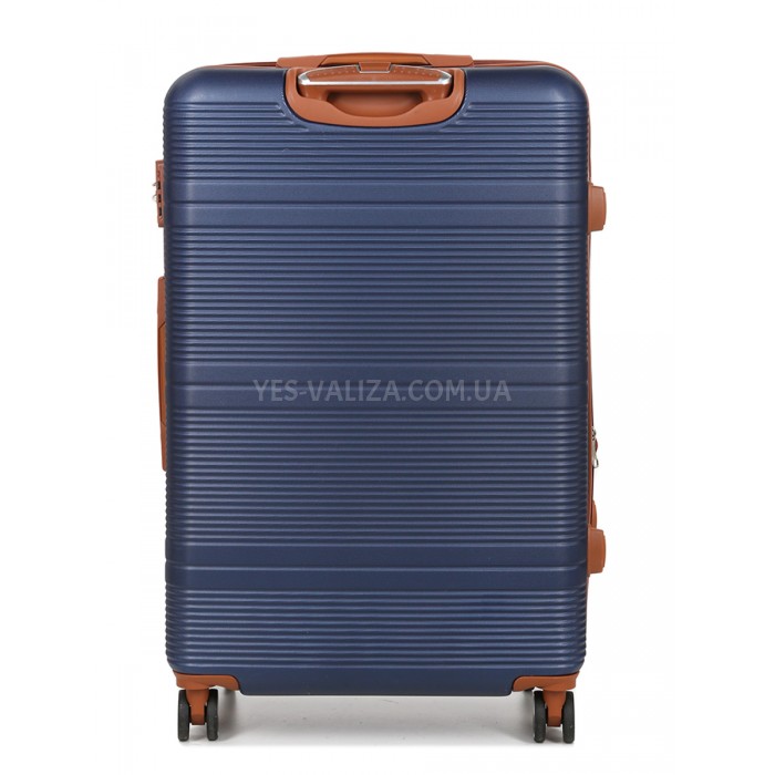 Валіза велика L синя 76х49х28(+5)см/110л/4.3кг/Worldline 629, фото 5