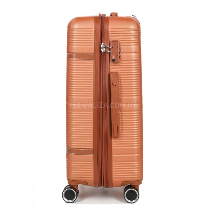 Валіза середня M помаранч 66х42х25(+5)см/74л/3.6кг/Worldline 629, фото 4