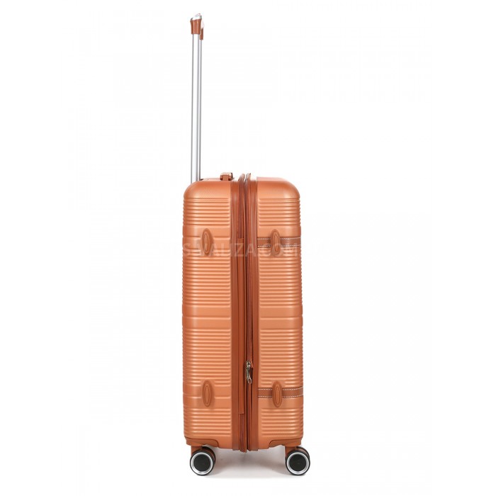 Чемодан средний M оранж 66х42х25(+5)см/74л/3.6кг/Worldline 629, фото 3