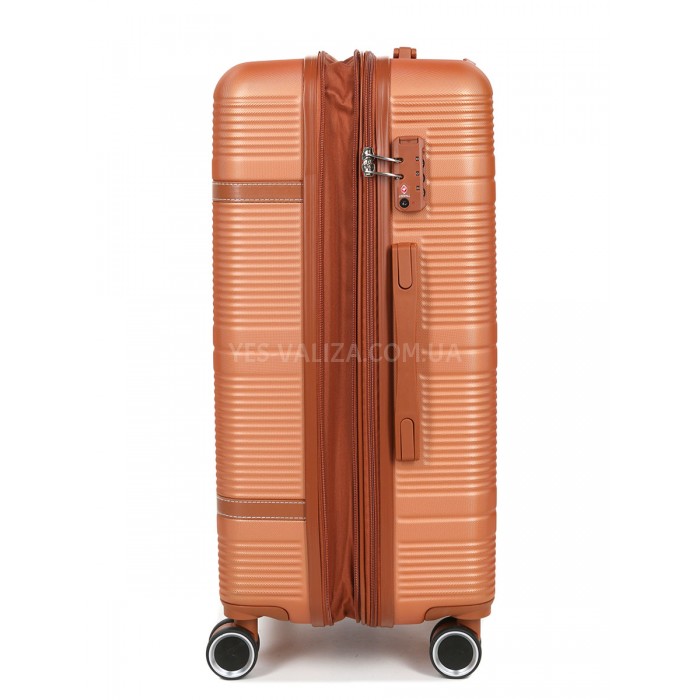 Чемодан средний M оранж 66х42х25(+5)см/74л/3.6кг/Worldline 629, фото 6