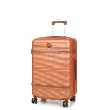 Чемодан средний M оранж 66х42х25(+5)см/74л/3.6кг/Worldline 629
