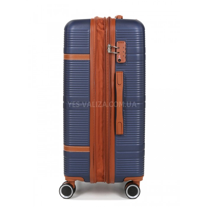 Чемодан средний M синий 66х42х25(+5)см/74л/3.6кг/Worldline 629, фото 8