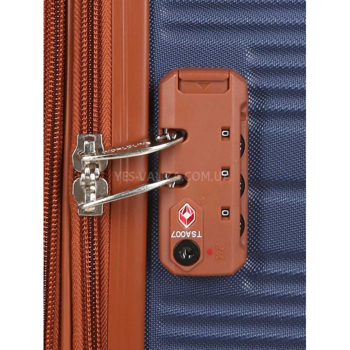 Валіза середня M синя 66х42х25(+5)см/74л/3.6кг/Worldline 629, фото 12